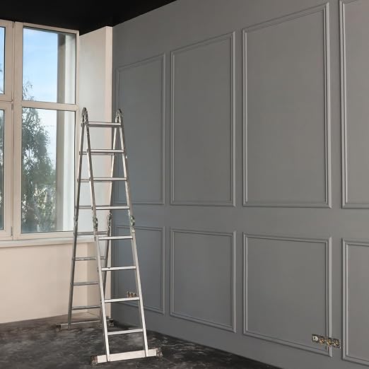 Pangda 3set Peel and Stick Wall Molding Kit 3D Premade, 24x54in | Accent Wall Moulding Kit, Wainscoting Panel, for Interior Decor, Ready to Assemble, Peel and Stick, Wainscoting Accent Panel - Image 5