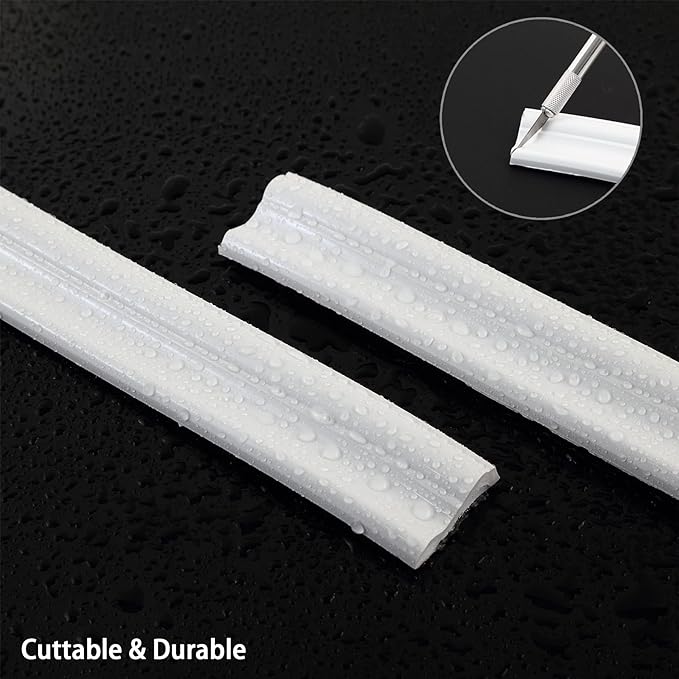 TriMold Peel and Stick Chair Rail Molding, Self-Adhesive Wall Trim for Home Decoration & Wall Protection, 3m x 23mm - Image 4