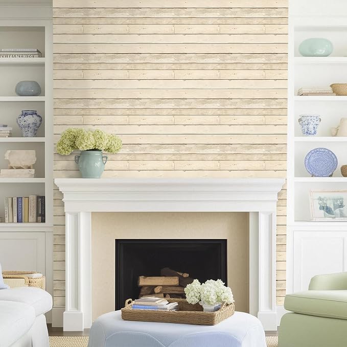 Commomy 3D Faux Wood Wall Stickers Peel and Stick 10 Pcs 11.8" x 11.8" | Ultralight Thin PVC Fake Wood Wallpaper for Kitchen Backsplash,Bathroom,Interior Wall Decor(9.7sq.ft) - Image 8