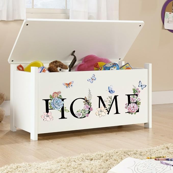 Home Flower Wall Sticker Colorful Floral Butterfly Wall Decal Peel and Stick Word Quotes Home Wall Stickers for Living Room - Image 4