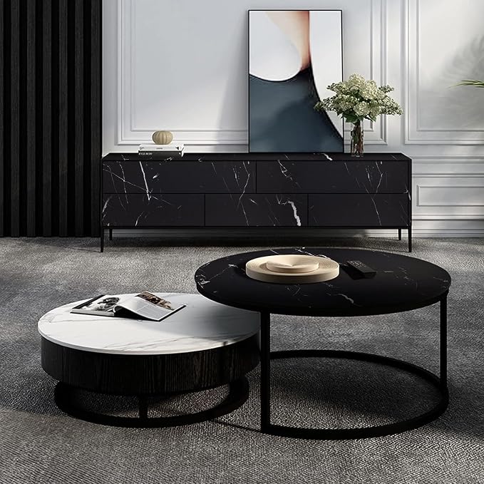 Marble Contact Paper Black Peel and Stick Wallpaper for Kitchen Countertop | 17.71" x 78.7" Black/White Thicken Self Adhesive Black Wallpaper for Countertops Cabinets Decorative Easy to Remove Upgrade - Image 6