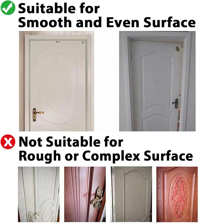 COLORSPRING 3D Door Stickers Peel and Stick, Modern Door Decal Cover | Removable Self-Adhesive Wallpaper Mural for Home Décor - Image 4