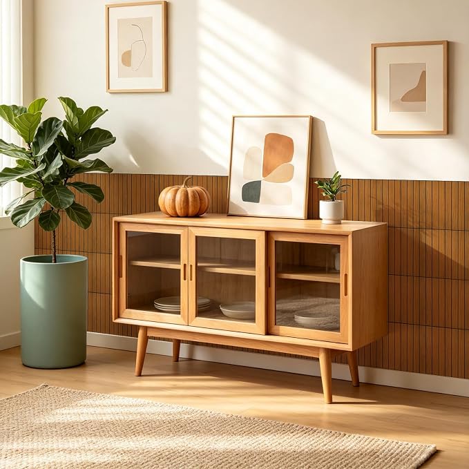 CUCOS Wood Slat Wall Panels Peel and Stick 12"x12" | Self Adhesive PVC Wall Panels for Accent Wall, Waterproof Wall Decor for Living Room Bedroom Office, Dark Brown - Image 8