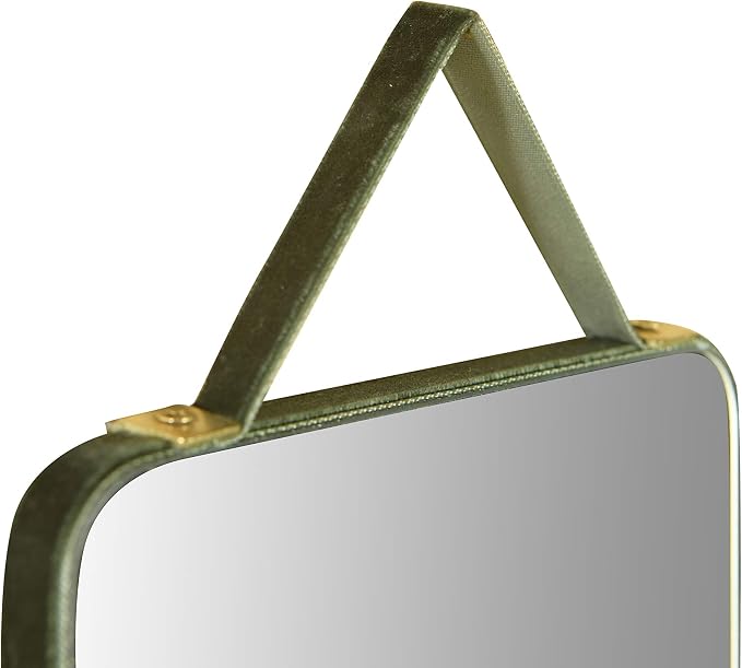 Creative Co-Op Various Velvet Edged Wall Mirrors, Multicolor, Set of 6 - Image 3
