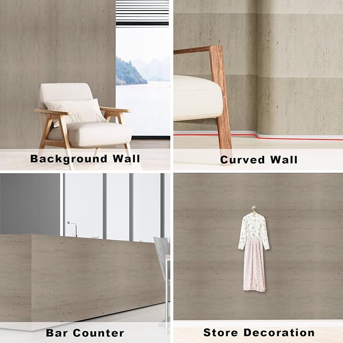3D Wall Panels - 4PCS 47.2"x23.6" Faux Stone Wall Covering - MCM Modified Clay Material for Home Art, Accent Brick, Modern Exterior/Interior Decoration, Covering 31 sq.ft TV - Image 3