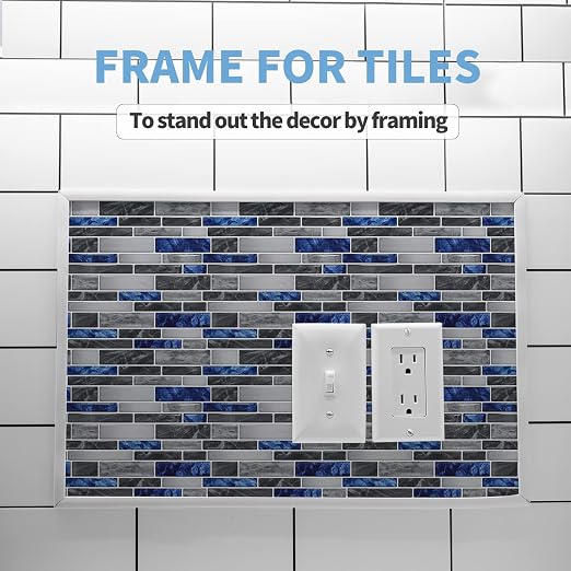 Art3d 10 ft Peel and Stick Flexible Molding Trim for Wall Tile Edge, White - Image 7