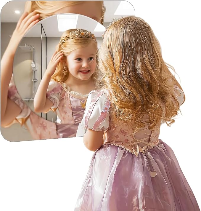 Sensory Bubble Wall Mirror, Interactive Acrylic Bubble Mirror, Sensory Classroom Calming Corner Items Decor - Sensory Room Have Visual, Tactile Stimulation (1, Silver) by CEUQIESO