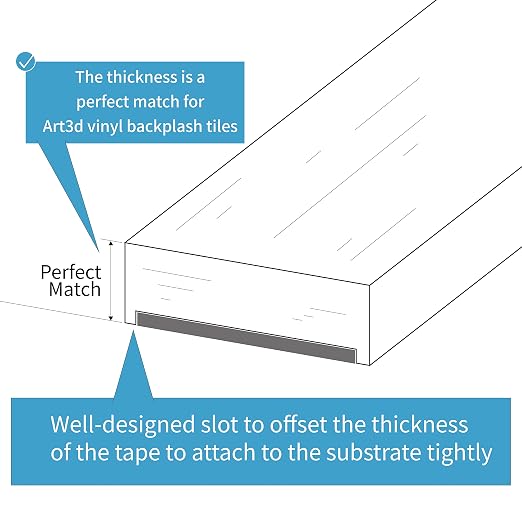Art3d 30 ft Peel and Stick Flexible Vinyl Molding Trim, Stainless Steel - Image 9