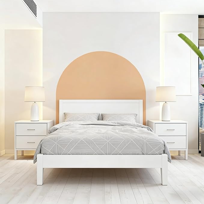 60" Boho Arch Wall Stencil, Removable Adhesive Painting Wall Décor | Stick, paint, peel off for a clean arch mural in living room, entryway. Stunning painted headboard for kids' room & bedroom. - Image 2