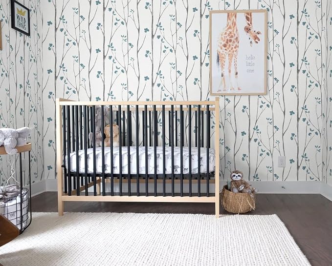 Timeet Peel and Stick Wallpaper Floral Wallpaper Boho Floral Contact Paper 16.14"x197" Blue White Leaf Self Adhesive Removable Wall Paper for Bedroom Bathroom Dector - Image 7