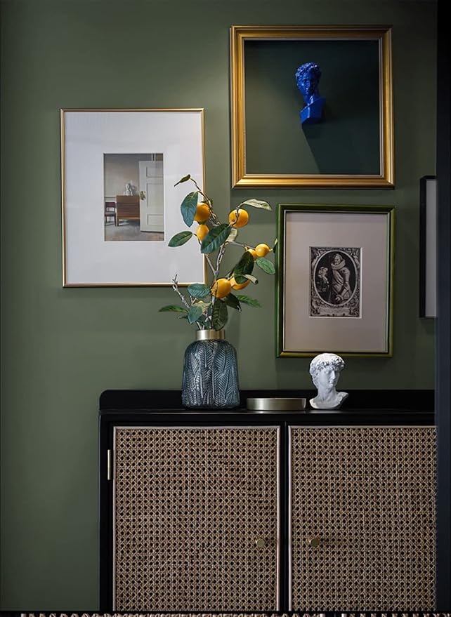 Dimoon 590''x17.7'' Green Peel and Stick Wallpaper Contact Paper Modern Self Adhesive Wall Paper Removable Renter Friendly Textured Solid Color Shelf Cabinet Vinyl Roll (590''x17.7'',Leaf Green) - Image 6