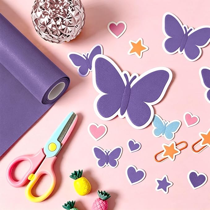 WESTICK Purple Velvet Mirror Tape Border Peel and Stick Decorative Bulletin Board Borders for Classroom Self Adhesive Removable Purple Mirror Frame Sticker for Bathroom Decor Photo Frame 3.9" x 160" - Image 6