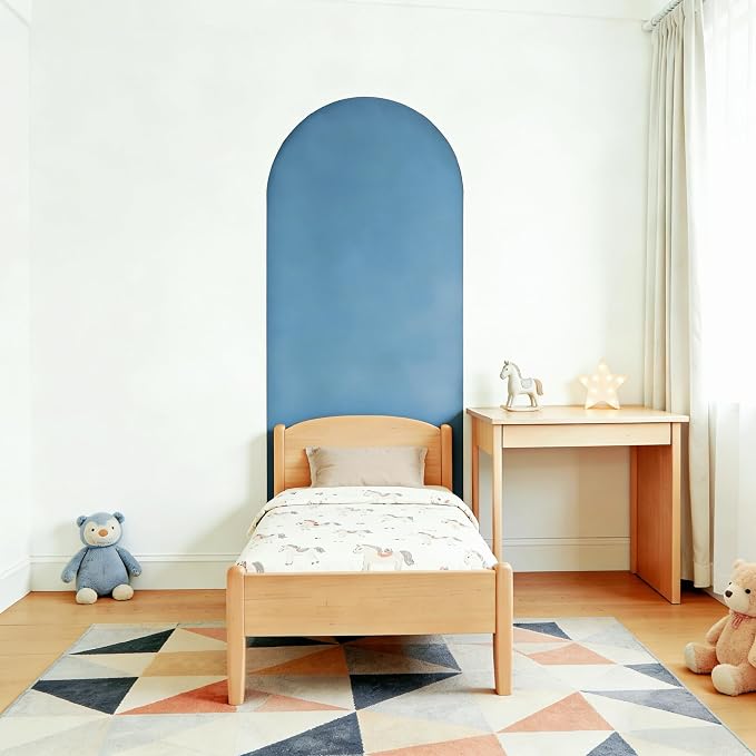 30" Boho Arch Wall Stencil, Removable Adhesive Wall Décor | Stick, paint, peel off for a large clean arch mural. Stunning bohemian touch for kids' room, bedroom, living room, entryway. - Image 3