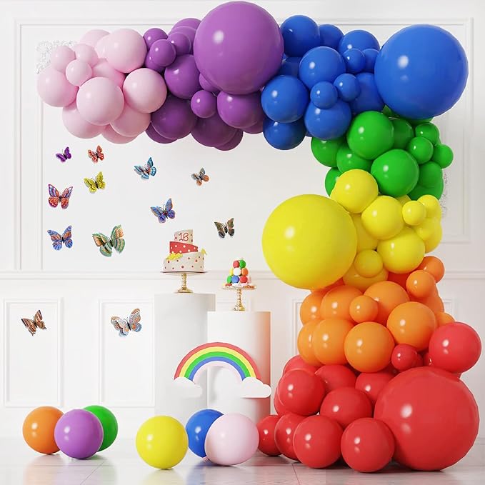 SAOROPEB 3D Butterfly Wall Decor, 24 Pcs Landscape Butterfly Decorations | Double Layer for Party Decorations Locker Decor Refrigerator Decal, Reusable - Image 5