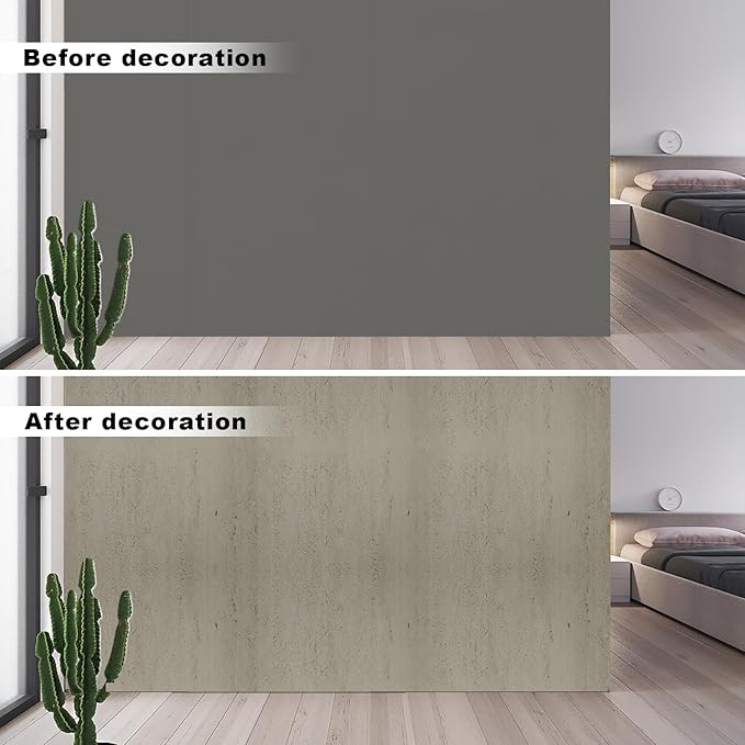 3D Wall Panels - 4PCS 47.2"x23.6" Faux Stone Wall Covering - MCM Modified Clay Material for Home Art, Accent Brick, Modern Exterior/Interior Decoration, Covering 31 sq.ft TV - Image 2