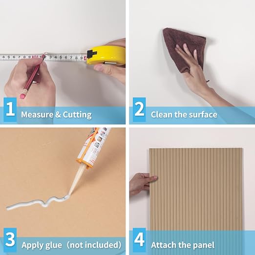Art3d Roll-Flat Beaded Wood Slat Wall Panel, 2-Pack, 94.5 x 23.6 in, Raw | Flexible, Durable, Crack Resistant, Glue on, Easy to Install, for New Home Buyer, Future Mover to Upgrade Office, Living Room - Image 9