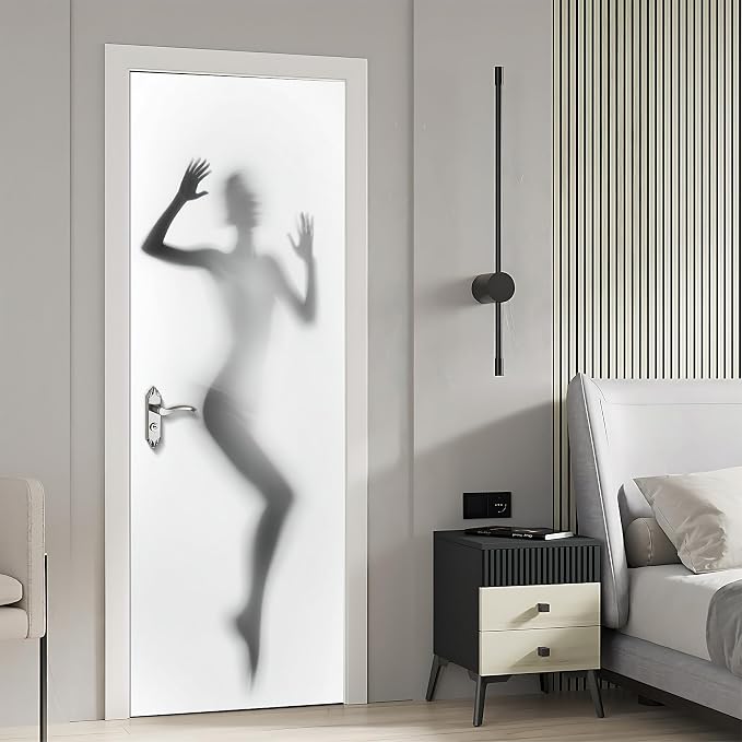 3D Door Stickers, Peel and Stick Wallpaper ，Self-Adhesive Mural PVC Waterproof Wall Poster for Home Decor 30.3" W x 78.7" H - Image 6