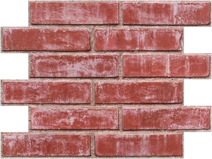 3D Faux Brick Wall Panels Peel and Stick, Designed for Quick DIY | Retro Red, 10 Pcs 15.7" x 11.8", Brick-Look, Ultra-Light PVC Fake Brick Covering Tiles for Wall Renovation, Cover 12.9 sq ft - Image 9