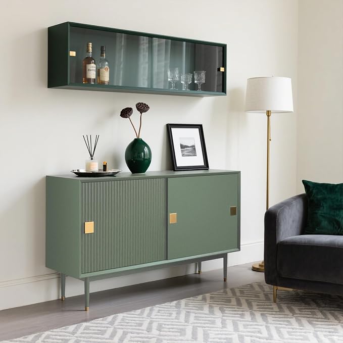 Yancorp 16"x394" Matte Sage Green Peel and Stick Wallpaper Removable Contact Paper for Cabinets and Drawers Stick on Wall Paper for Bedroom Kitchen Self-Adhesive - Image 3