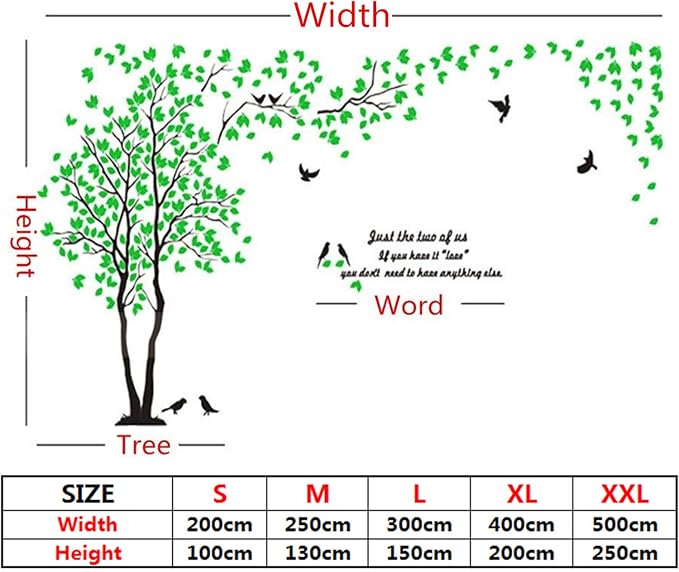 Family Tree Wall Decor Decals - DIY 3D Tree of Life Wall Art Large Decal Stickers Silver Decor Living Room Mural for Bedroom Hallway Home TV Background (Rose Left,L-118X60in) - Image 3