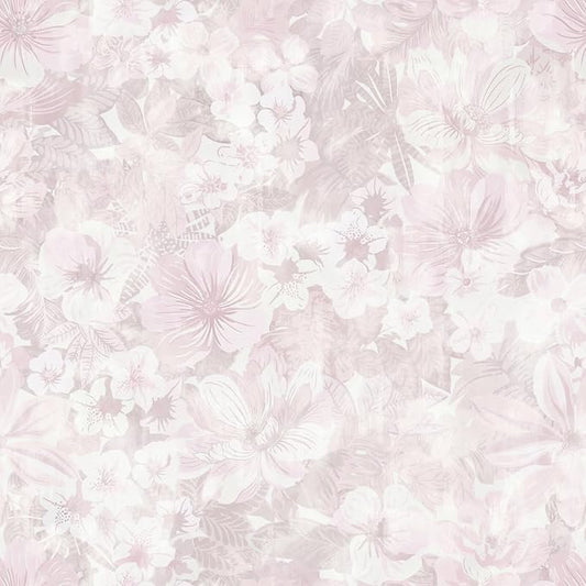 Heroad Pink Peel and Stick Wallpaper Floral Contact Paper Vintage Wall Paper Self-Adhesive Removable Wallpaper for Cabinets Drawers Bedroom Mural Wall Decor Vinyl Roll 17.3''x78.7'' by HeroadBrand