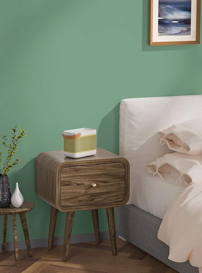 Dimoon 393''x17.7'' Green Peel and Stick Wallpaper Contact Paper Modern Self Adhesive Wall Paper Removable Renter Friendly Textured Solid Color Shelf Cabinet Vinyl Roll (393''x17.7'',Spring Green) - Image 8