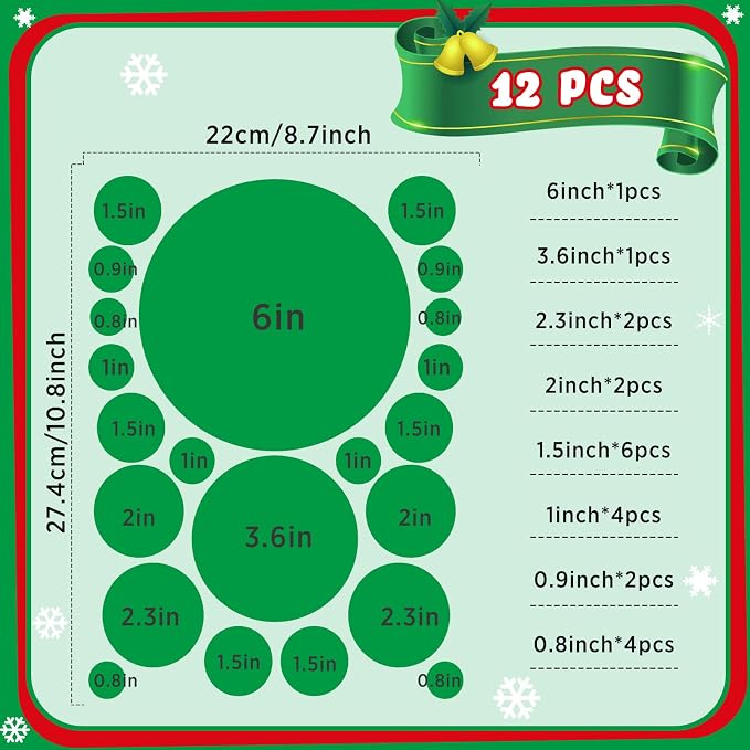 Zonon 264 Pcs Polka Dots Wall Stickers Vinyl Peel and Stick Kids Room | Removable Circle Dots Decor for Nursery Bedroom Playroom, Colorful Red Green Design, Easy Apply No Damage to Walls - Image 2