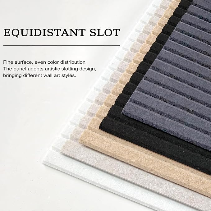 Large Acoustic Panels, 48"X24"X0.4" Sound Proof Foam Panels for Walls, Sound Dampening Panels, Soundproof Wall Panels for Home Studio&Office Decor. (Dark Grey, 5) - Image 5
