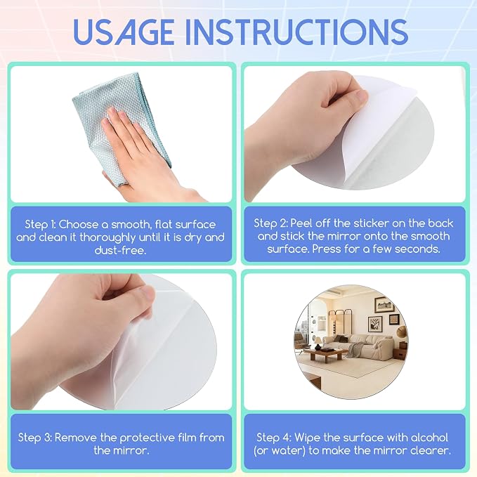 10 PCS Round Mirrors for Centerpieces, Mirror Centerpieces for Tables - Image 5