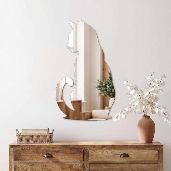 Cat Mirror for Wall Acrylic Non-Glass Unbreakable, Classic - Image 4