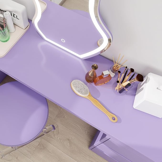 Purple Peel and Stick Wallpaper Solid Purple Contact Paper A Set of 15.7"x472" Matte Self Adhesive Waterproof Vinyl Roll for Wall Coverings,Cabinets,Countertops,Bedroom,Kitchen - Image 7