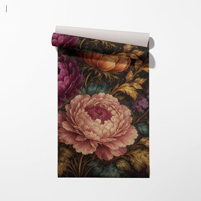 Oversized Flower Wall Murals Peel and Stick Canvas Wallpaper | Large Removable Flower Mural for Living Room Bedroom Office Home Decor and Accent Walls in Multiple Standard Sizes - Image 8