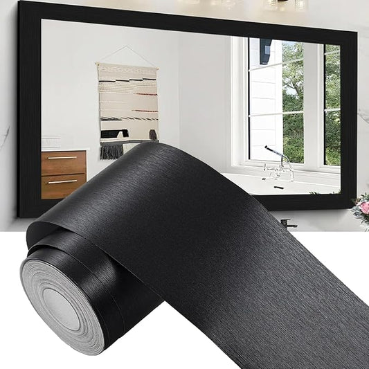 Alened 15M Mirror Frame Border Peel and Stick Mirror Tape Wallpaper Border by Alened