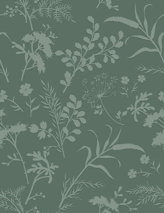 Heroad Peel and Stick Wallpaper Boho Floral Contact Paper Sage Green Leaf Wallpaper for Cabinets Waterproof Removable Self Adhesive Wall Paper for Bedroom Bathroom Decor Vinyl Roll 17.3''x78.7'' by HeroadBrand
