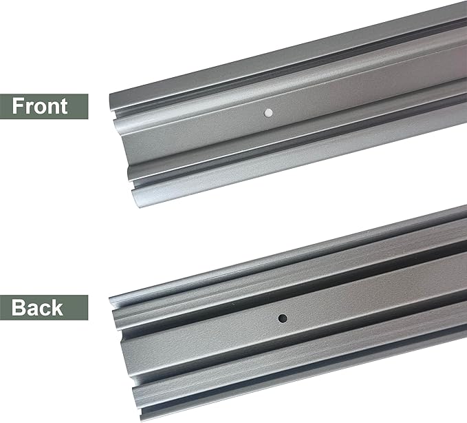 DIYHD 48" Bypass Mirror Closet Door Bottom Track Replacement, 2 Pack - Image 4