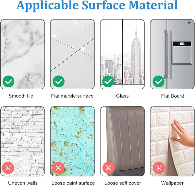 4'' x 6'' x 0.07'' Acrylic Mirror Tiles for Wall Decor, 10Pcs - Image 6