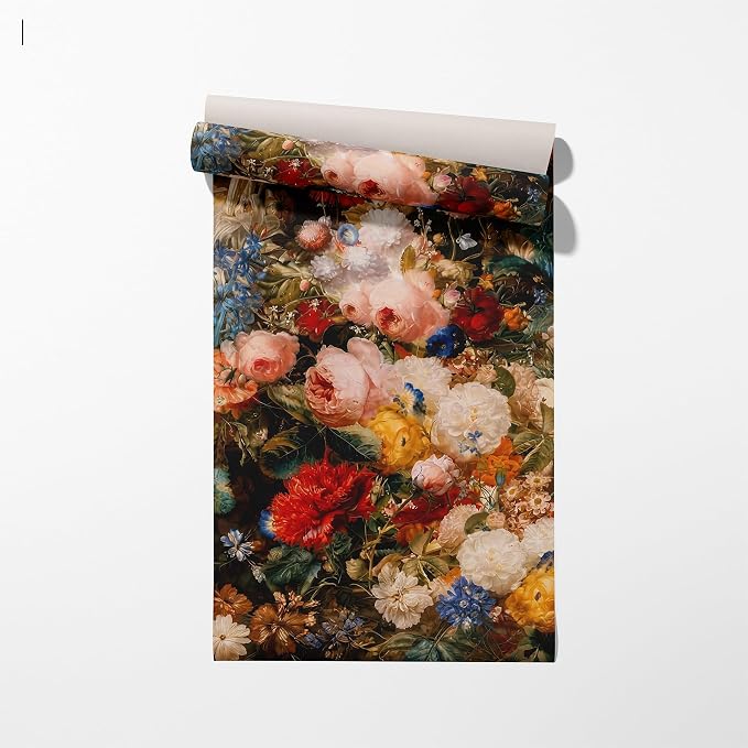 Oversized Flower Wall Murals Peel and Stick Canvas Wallpaper | Large Removable Flower Mural for Living Room Bedroom Office Home Decor and Accent Walls in Multiple Standard Sizes - Image 8