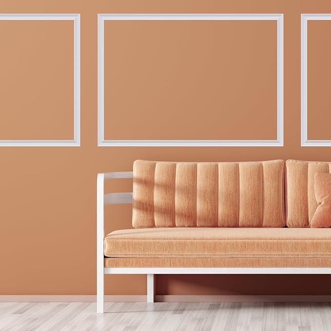 3 Set Panels Peel and Stick Premade Wainscoting Accent Wall Panels for Interior Wall Decor Easy DIY Build and Picture Frame Door Decor (20 x 28 in) - Image 7