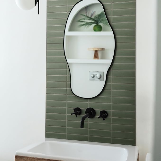 Smart Tiles Peel and Stick backsplash, Stacked Olive Green, 11.43"x9" | Pack of 5 (3.5 sq ft), Matte, Heat/Moisture Resistant, Low VOC, Kitchen/Bathroom, Renter Friendly, Made in Canada - Image 6