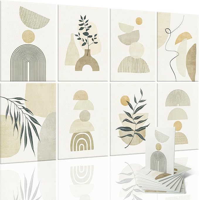 Art3d Acoustic Wall Panels, 48 x 32 in Set, 8-Pack Decorative Wall Art | UV-printed polyester, helps reduce echo, sound absorbing decor for living room, bedroom, office, studio and gaming room - Image 9