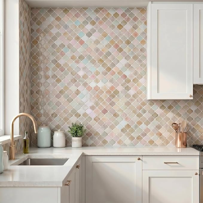 Arttown Peel and Stick 3D Wall Backsplash, 10-Sheet, 12" × 12" Moroccan | Subway Tiles Self Adhesive Thicker Design Wall Tile Panel Wallpaper for Kitchen Balcony Bathroom Rental Housing - Image 2