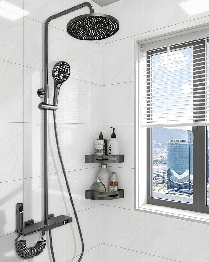 WADILE 20PC Waterproof Peel and Stick Wall Panels 11.8 x 11.8 Earl White | Marble look, Self adhesive, PVC Panels, Lightweight Foam Wall Panels, Bathroom, Kitchen, Not Real Tile - Image 3
