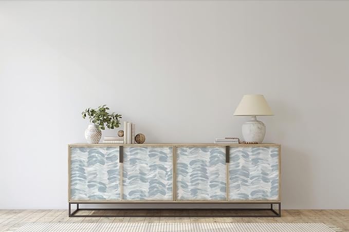 Peel and Stick Wallpaper Roll, Lake Life Design | 17.5 x 216 in roll; Covers 26.25 sq ft; Vinyl peel & stick; No paste needed; Great for walls, shelves & cabinets. - Image 5