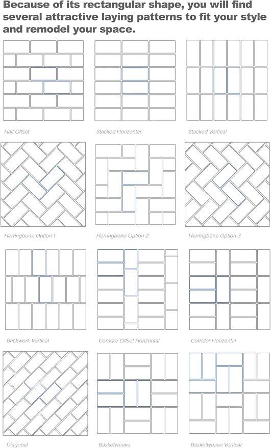 AULIGET 100 Piece Peel and Stick Backsplash PVC Tile, 3 Inch x 6 Inch Dover Gray Stick on Tiles for Backsplash Kitchen, Bathroom, Laundry Room, Camper, Fireplace - Image 7