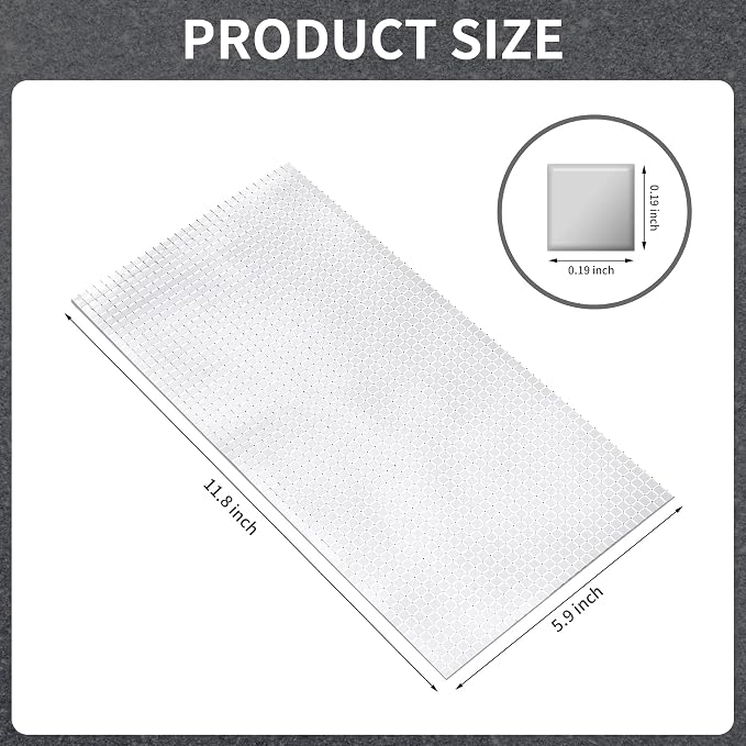 Vehipa 18000 PCS 5 x 5 mm Mini Square Disco Tiles Silver - Image 3