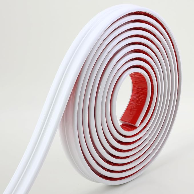 Hungbak Peel and Stick Chair Rail Panel Molding Finish Trim for Home Decoration & Wall Protection (Paintable White, 3m x 3.2cm) - Image 2