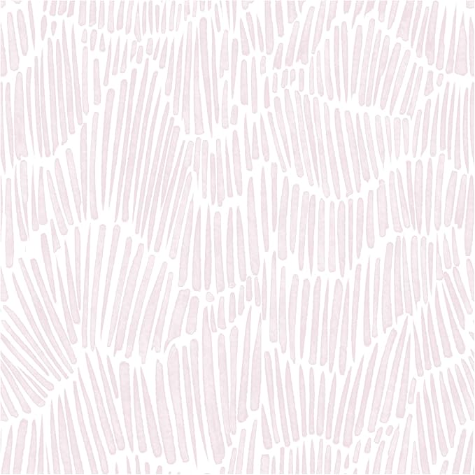 Theper Pink Contact Paper Striped Peel and Stick Wallpaper Boho 17.3"×197" | Simple Modern Removable Self Adhesive Wallpaper for Bedroom Cabinets Waterproof White and Pink Wallpapers Vinyl Roll by Theper