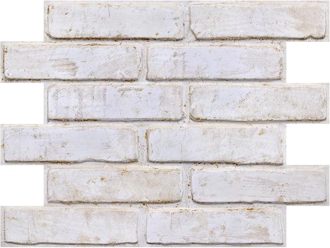 3D Faux Brick Wall Panels Peel and Stick, Designed for Quick DIY | Warm White, 10 Pcs 15.7" x 11.8", Brick-Look, Ultra-Light PVC Fake Brick Covering Tiles for Wall Renovation, Cover 12.9 sq ft - Image 9