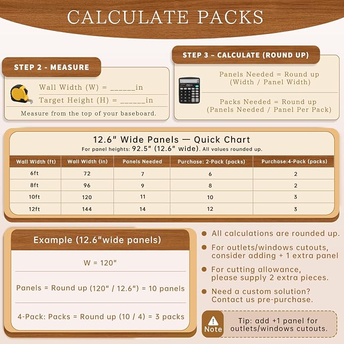 RITOLLO 4 Pack Wood Panels for Wall, 90.55"×12.6" Wood Slat Acoustic Panels for Wall, Soundproof Panels, 3D Fluted Panels for Interior Wall Decor (Natural Oak) - Image 7