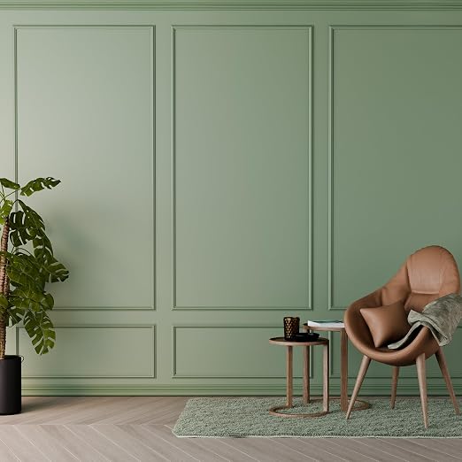 Pangda 3set Peel and Stick Wall Molding Kit 3D Premade, 48x80in | Accent Wall Moulding Kit, Wainscoting Panel, for Interior Decor, Ready to Assemble, Peel and Stick, Wainscoting Accent Panel - Image 4